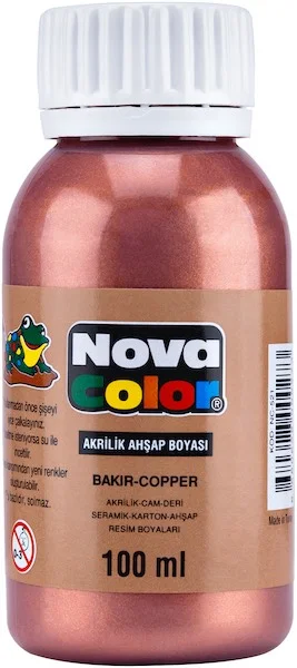 NOVA COLOR AKRİLİK BOYA 100 GR BAKIR NC-2037