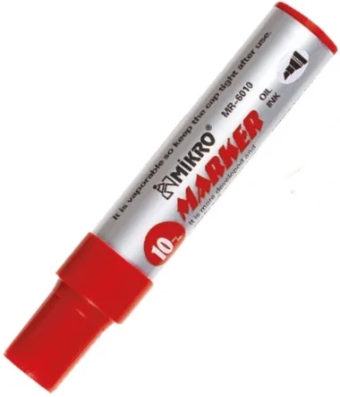 MİKRO PERMANENT MARKER JUMBO 10 MM KIRMIZI 6010K