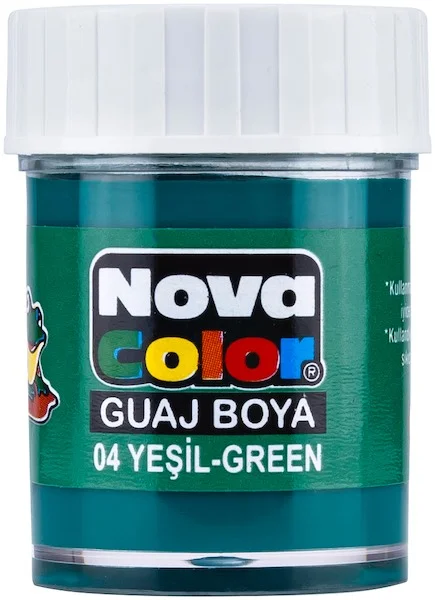NOVA COLOR GUAJ BOYA ŞİŞE 30 CC YEŞİL NC-106