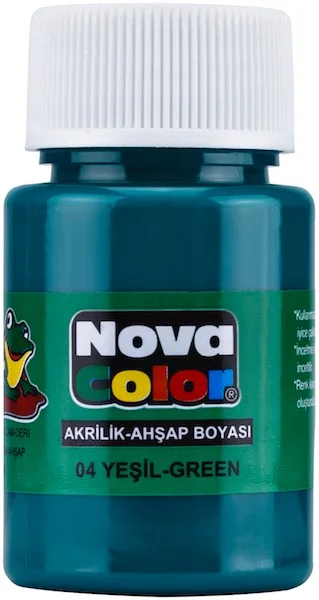 NOVA COLOR AKRİLİK BOYA ŞİŞE 30 CC YEŞİL NC-172