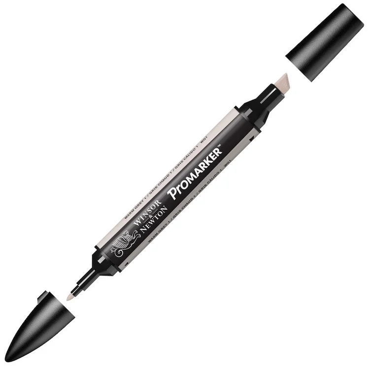 W&amp;N PROMARKER KALEM WARM GREY 1 134 (WG1) WN-0203134