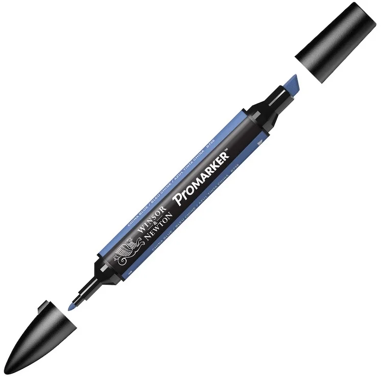 W&N PROMARKER KALEM CHINA BLUE 198 (B736) WN-0203198