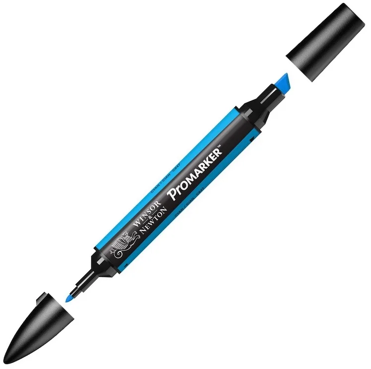 W&amp;N PROMARKER KALEM CYAN 351 (C847) WN-0203351