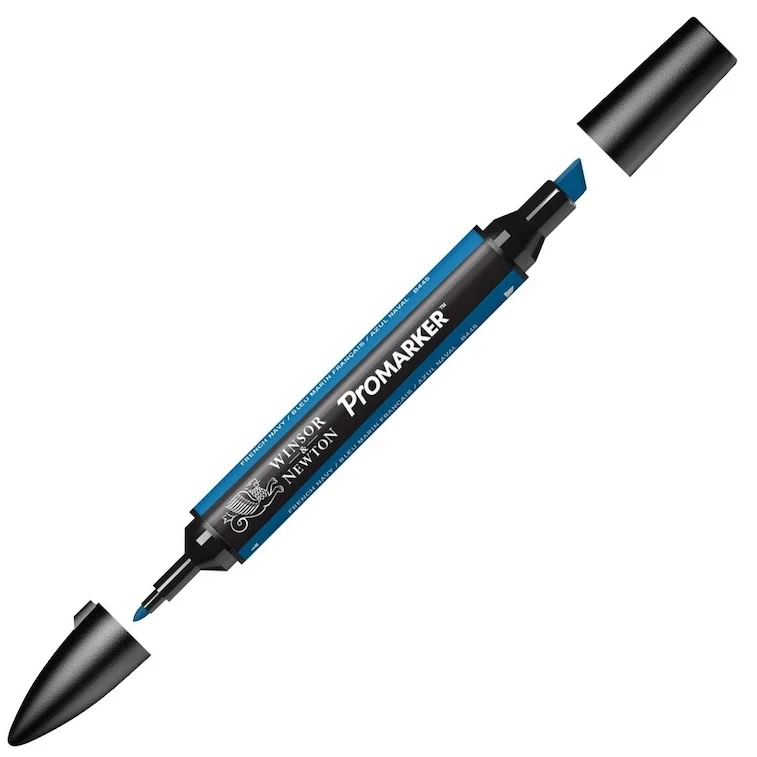 W&amp;N PROMARKER KALEM FRENCH NAVY 355 (B445) WN-0203355