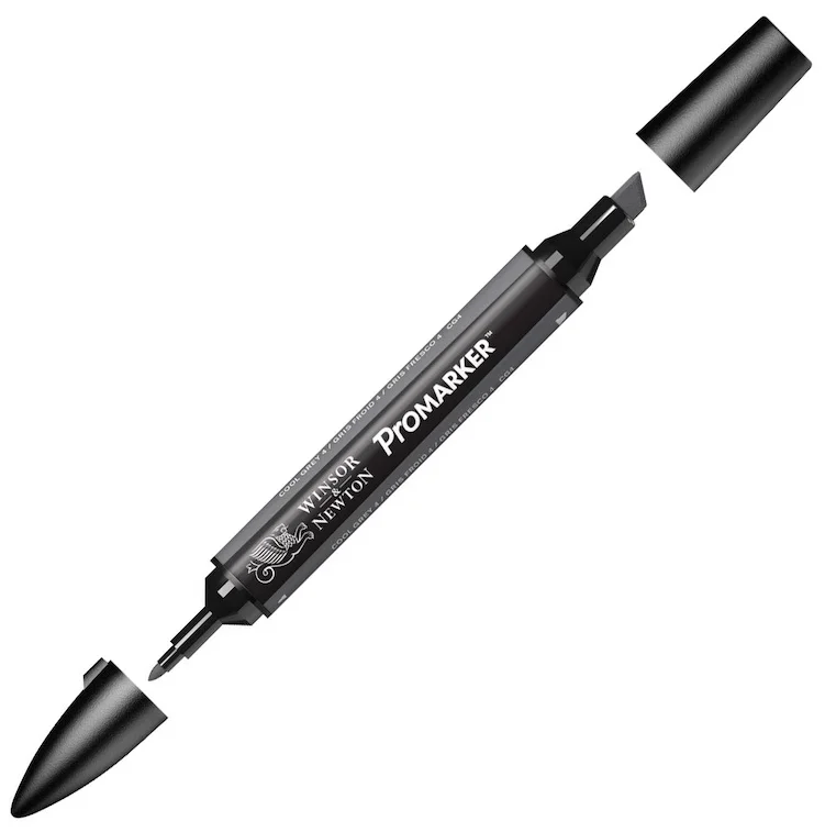 W&amp;N PROMARKER KALEM COOL GREY 4 158 (CG4) WN-0203158