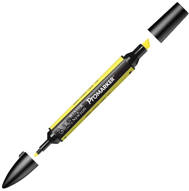 W&amp;N PROMARKER KALEM LEMON 206 (Y747) WN-0203206