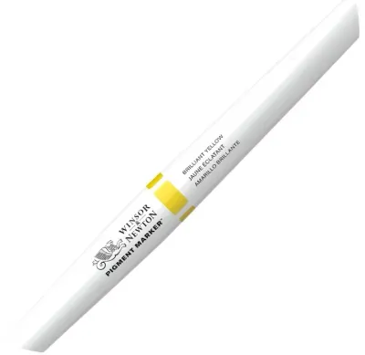 W&amp;N PIGMENT MARKER BRILLIANT YELLOW 055 WN-0202055