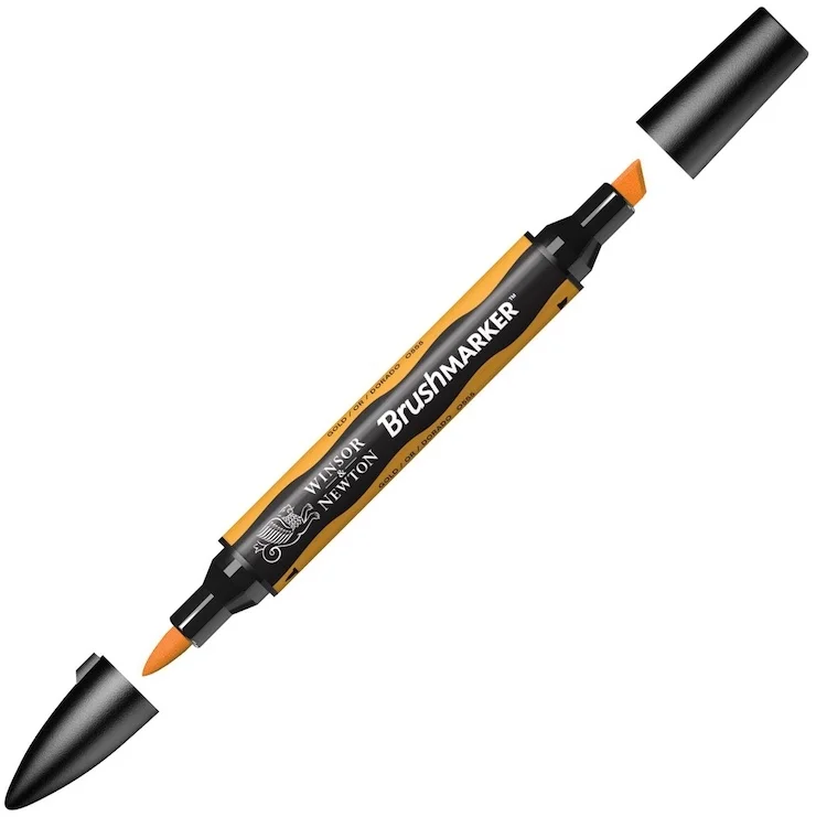 W&N PROMARKER BRUSH KALEM GOLD 283 WN-0204283