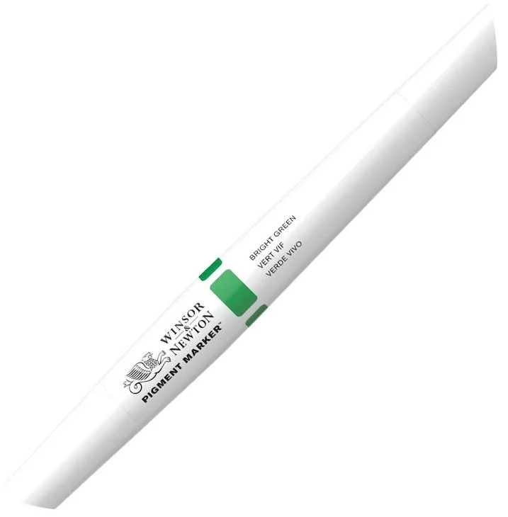 W&amp;N PIGMENT MARKER BRIGHT GREEN 069 WN-0202069