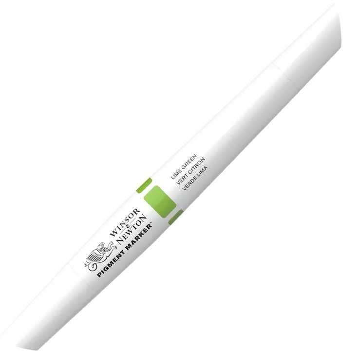 W&amp;N PIGMENT MARKER LIME GREEN 071 WN-0202071