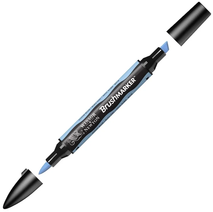 W&amp;N PROMARKER BRUSH KALEM CLOUD BLUE 378 WN-0204378