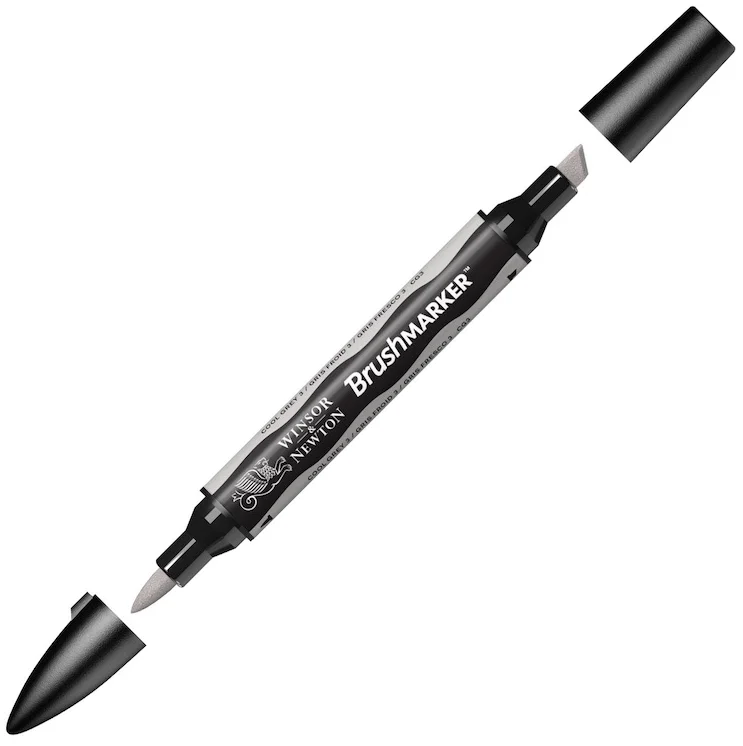 W&amp;N PROMARKER BRUSH KALEM COOL GREY 3 159 WN-0204159