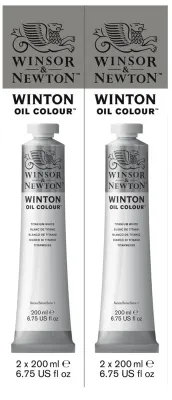 W&amp;N YAĞLI BOYA TWIN PACK 2x200 ML TITANIUM WHITE 644 WN-1490689