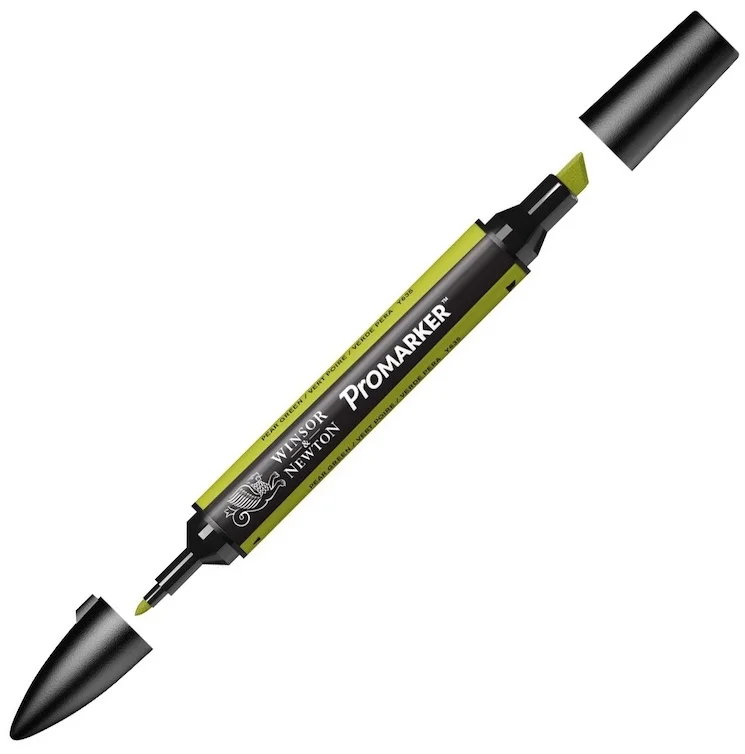 W&amp;N PROMARKER KALEM PEAR GREEN 297 (Y635) WN-0203297