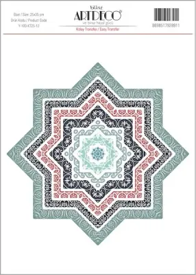 ARTDECO KOLAY TRANSFER 25x35 CM NO:12 Y-100-KT25-12