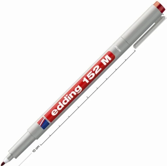 EDDING ASETAT KALEMİ E-152M SİYAH