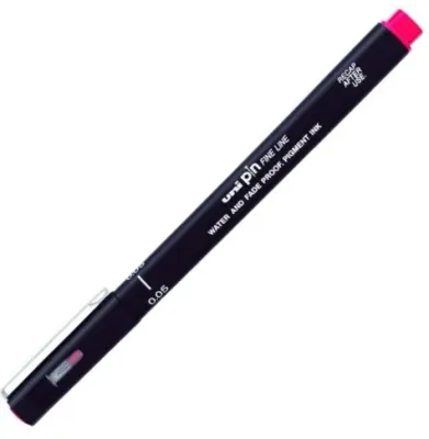 UNİ DRAWING PEN PIN05-200 0.5 KIRMIZI