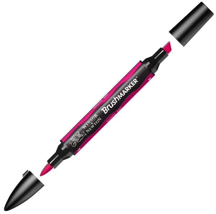 W&amp;N PROMARKER BRUSH KALEM MAGENTA 380 WN-0204380
