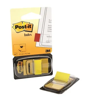 POST-IT INDEX İŞARET BANDI TEKLİ SARI 50 YP 680-5 520800448100