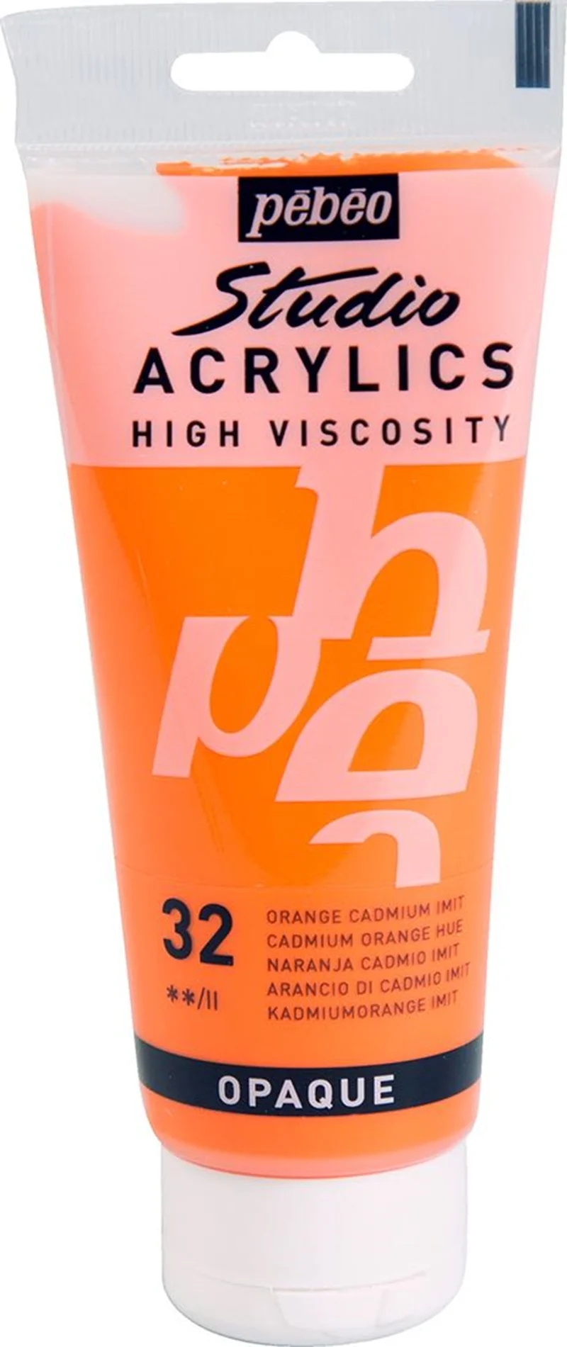 PEBEO AKRİLİK BOYA STUDIO 100 ML 831*32 CADMIUM ORANGE