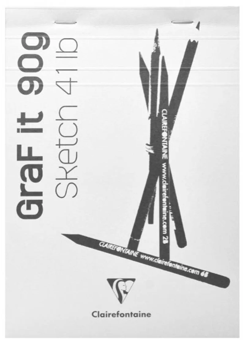 CLAIREFONTAINE ÇİZİM BLOĞU GRAFIT BLANC A6 90 GR 80 YP GB96619