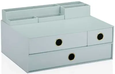 GIPTA MASA ÜSTÜ SET 3 ÇEKMECELİ PASTEL GREEN MULTİ ORG7457