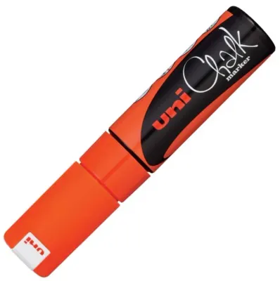UNİ TAHTA MARKÖRÜ CHALK SU BAZLI PWE-8K F.TURUNCU
