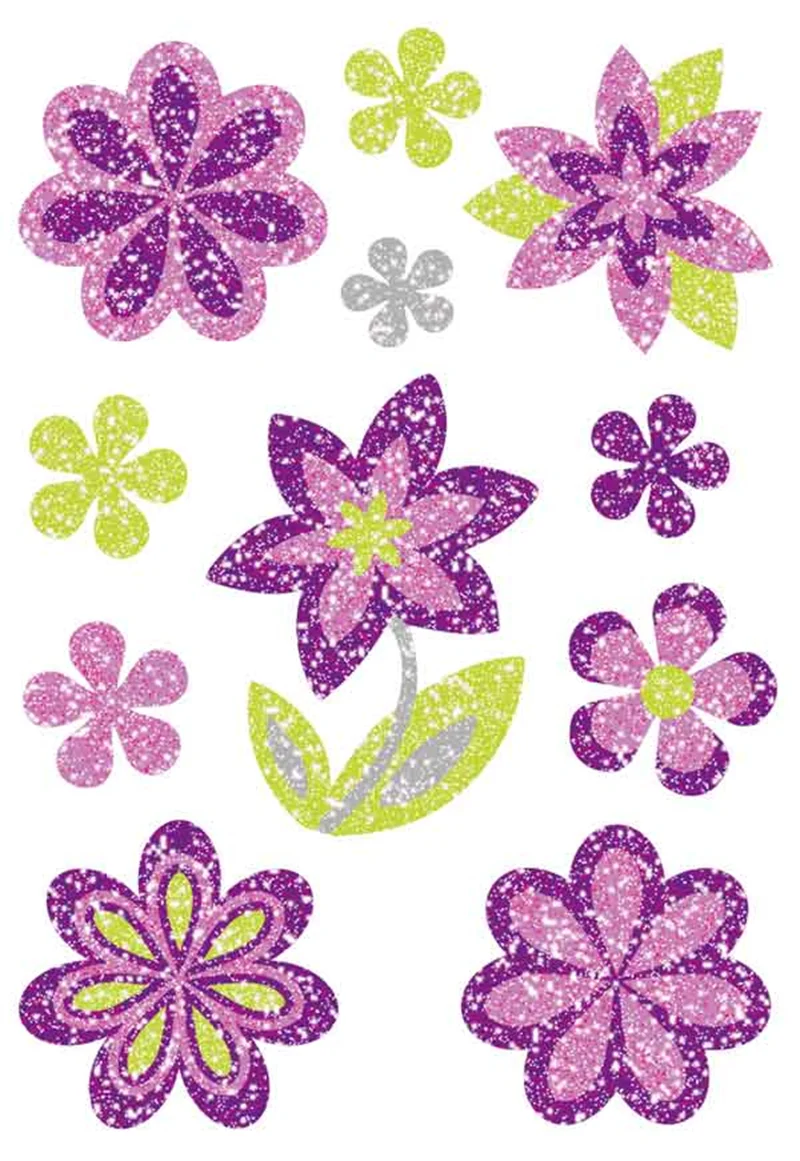 HERMA ETİKET MAGIC DIAMOND GLITTERY ÇİÇEKLER 6293