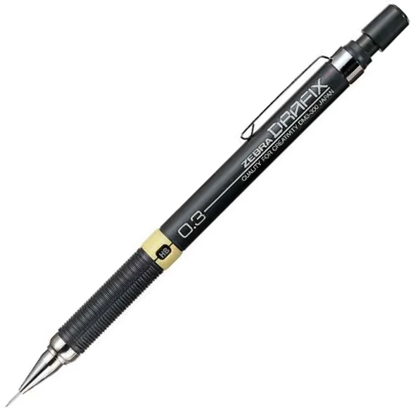 ZEBRA VERSATİL KALEM DRAFIX 0.3 SİYAH-SARI DRF-0.3