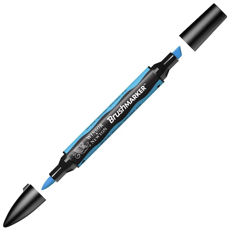 W&amp;N PROMARKER BRUSH KALEM SKY BLUE 621 WN-0204621