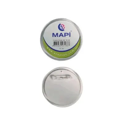 MAPİ İSİMLİK YUVARLAK 65MM ŞEFFAF 25Lİ 501 00 39