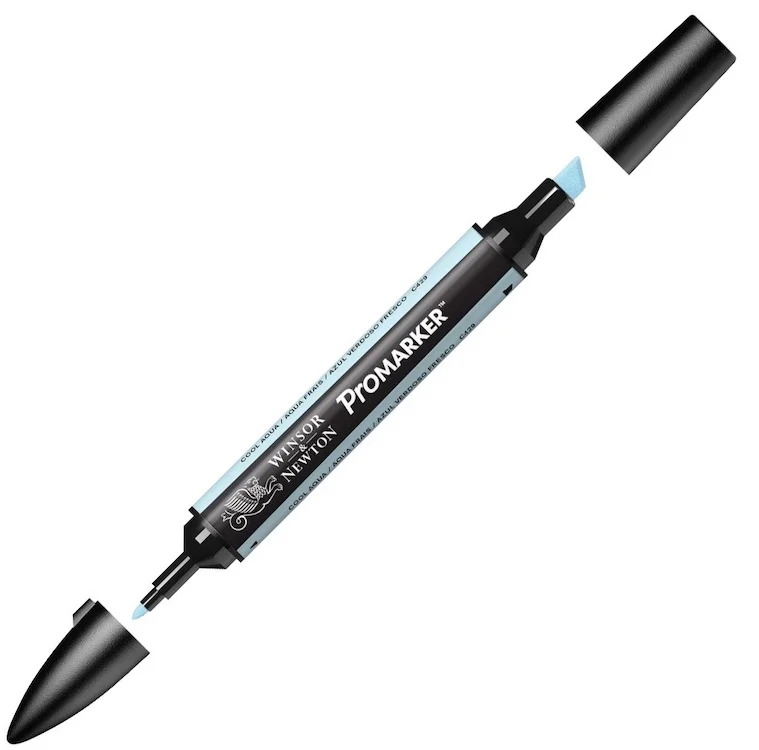 W&amp;N PROMARKER KALEM COOL AQUA 204 (C429) WN-0203204