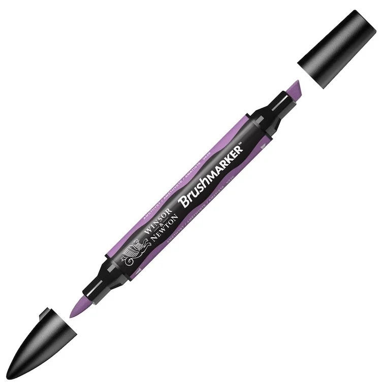 W&amp;N PROMARKER BRUSH KALEM AMETHYST 167 WN-0204167
