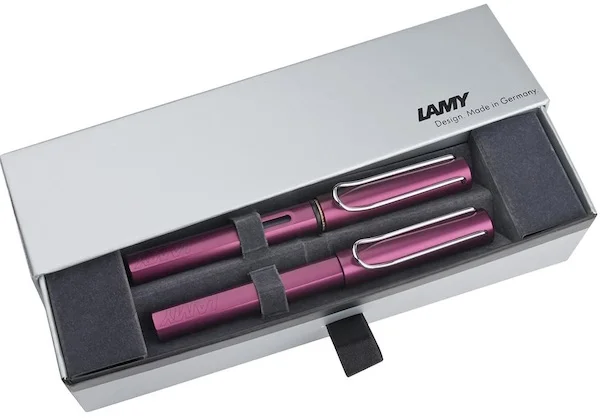 LAMY DOLMA KALEM+ROLLER KALEM SET AL-STAR SİYAH-MOR 29-M-329