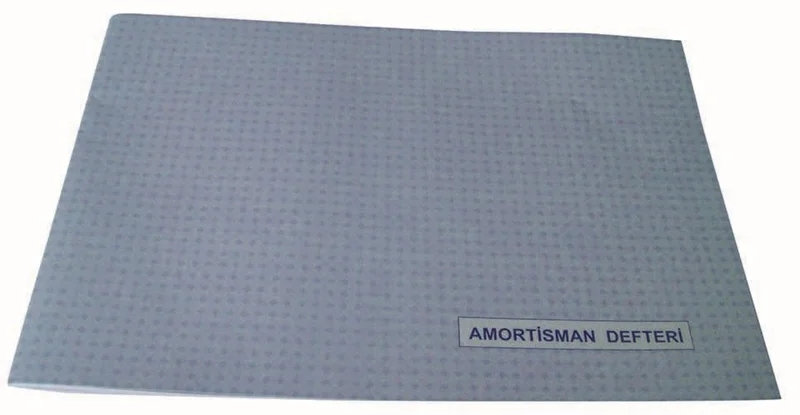 DİLMAN AMORTİSMAN DEFTERİ KARTON KAPAK 23x33.5 10 YP YATAY 6401