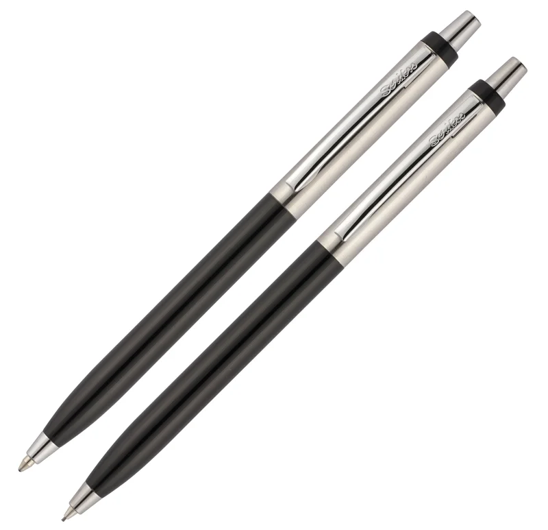 SCRIKSS TÜKENMEZ KALEM + VERSATİL KALEM SET 51 KRİSTAL KUTU SİYAH
