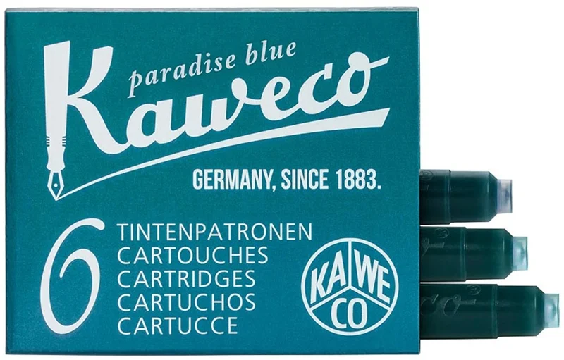 KAWECO DOLMA KALEM  KARTUŞU 6 LI PAKET TURKUAZ 10000260