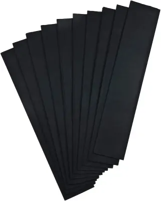 NOVA COLOR KREPON KAĞIDI 10 LU SİYAH NC-653