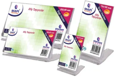 MAPİ AFİŞ TAŞIYICI 297x210 L TİPİ YATAY KAVİSLİ 534 05 25