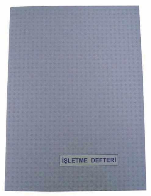 DİLMAN İŞLETME DEFTERİ KARTON KAPAK 40 YP NUMARASIZ 7107