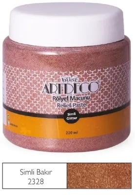 ARTDECO RÖLYEF MACUNU SİMLİ 220 ML BAKIR Y-054N 2328