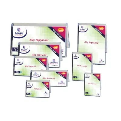 MAPİ AFİŞ TAŞIYICI V TİPİ DİKEY 210X297 534 25 54