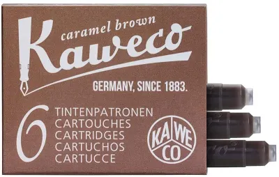 KAWECO DOLMA KALEM  KARTUŞU 6 LI PAKET KAHVERENGİ 10000259