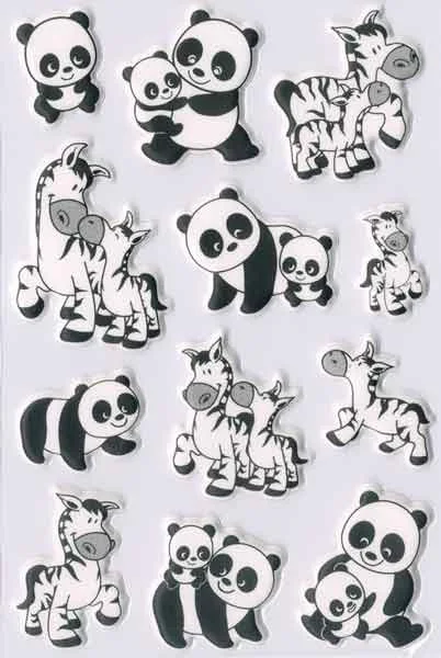 HERMA ETİKET MAGIC FOAM PANDA VE ATLAR 6021