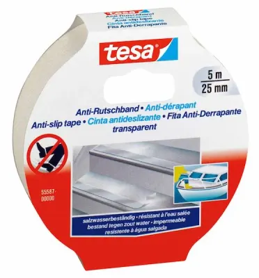 TESA BANT MERDİVEN KAYDIRMAZ ŞEFFAF 5x25 55587-00011