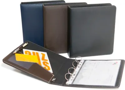 2K KLASÖR A5 4 HALKA 4 CM SUNİ DERİ SİYAH A533S
