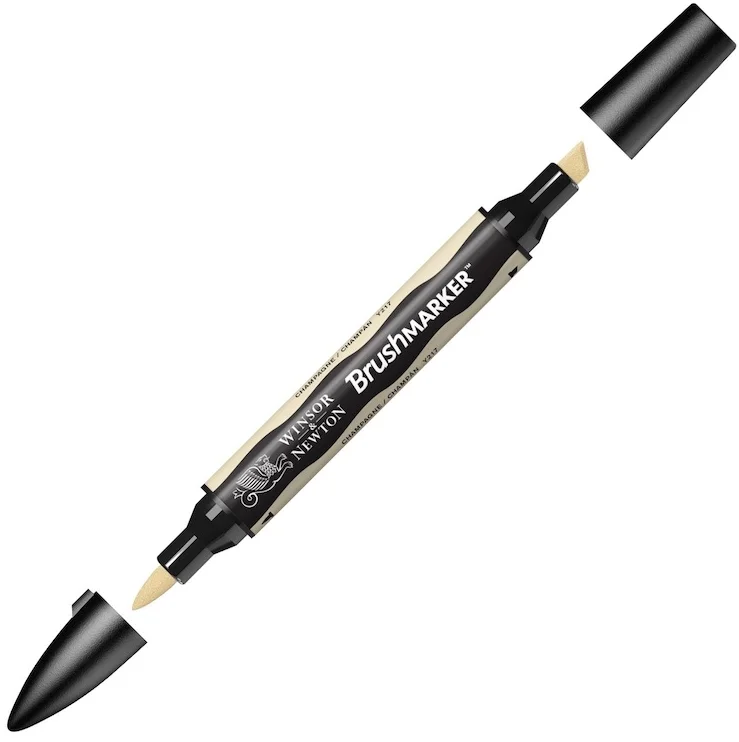W&amp;N PROMARKER BRUSH KALEM CHAMPAGNE 372 WN-0204372