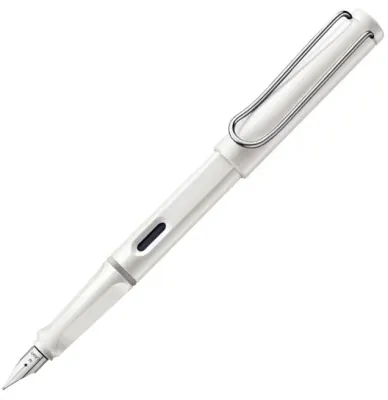 LAMY DOLMA KALEM SAFARI METAL KLİPS BEYAZ M UÇ 19B-M