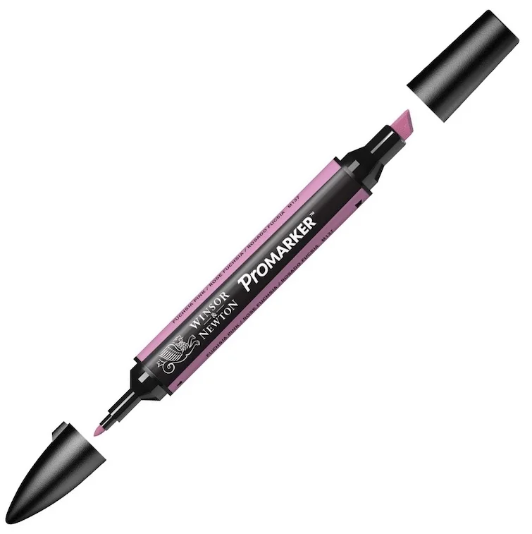 W&amp;N PROMARKER KALEM FUCHSIA PİNK 356 (M137) WN-0203356