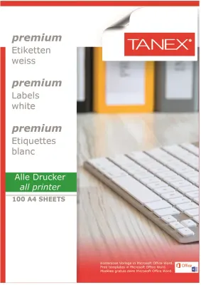 TANEX LASER ETİKET TW-2027 70 X 32.125 MM 100 LÜ